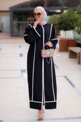 Shop Sporty Hooded Abaya From Best 